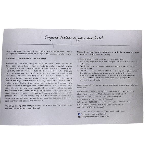 ANUSCHKA NWOT Anna Zebra Safari Medium Organizer Crossbody Purse - Picture 7 of 7